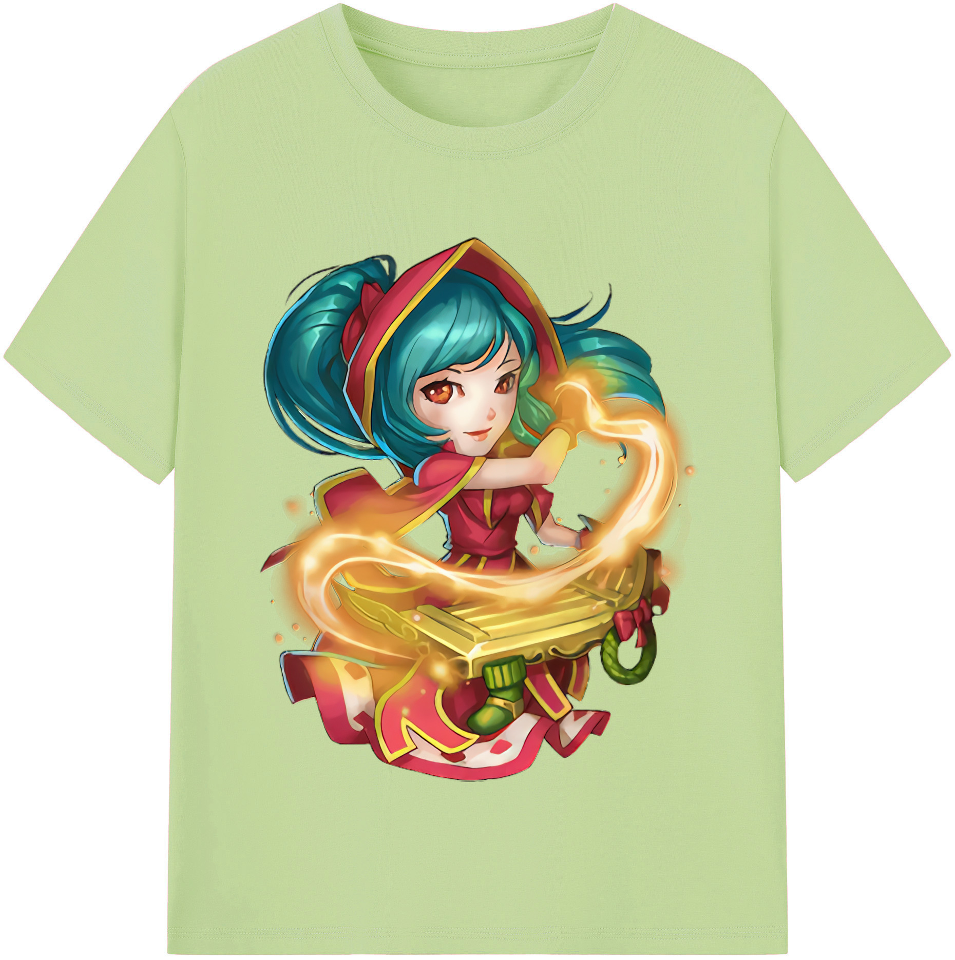 リーグ・オブ・レジェンド League of Legends LOL 綿100％半袖Tシャツ（フロントプリント）